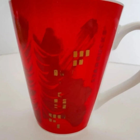Starbucks 2014 holiday Christmas mug cup, VGC, red, 12 ounces - Picture 2 of 8
